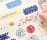 Noted stickers vellum paper labels