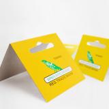 Paper Card Yellow Printing